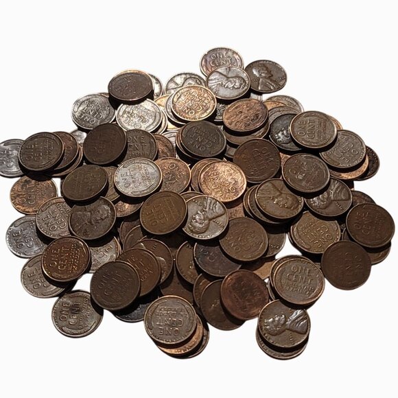 Wheat Pennies Cents Unsearched Bulk Bag 14.1 oz. - Picture 1 of 2